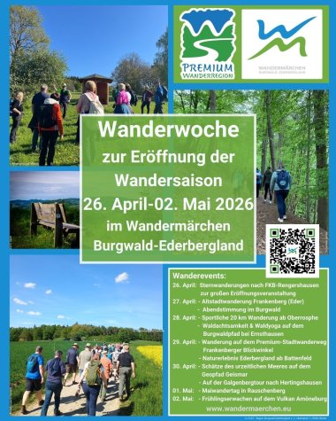 Poster Wandersaisoneröffnungswoche 2026 - 3 Poster Wandersaisoneröffnungswoche 2026 - 3